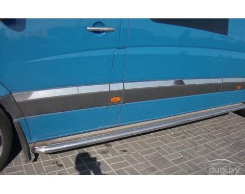 Молдинг дверной (нерж.) для Crafter (длинная база).